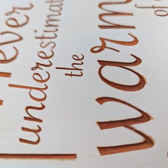 NEW FIRE & PINE Dog Lover Owner Artisan Wall Art Carolina USA Wood Seafoam Green - Picture 8 of 11